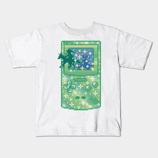 Galaxy Handheld Pixel Art Kids T-Shirt